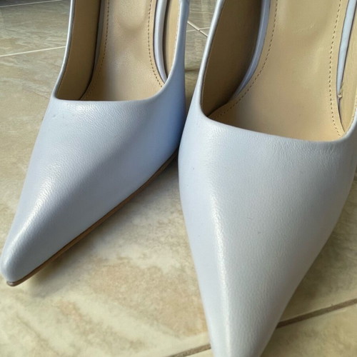 Tsakiris Mallas blue pumps like new, size 38