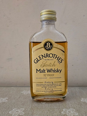 Glenrothes 8yo whisky miniature new, sealed 50ml