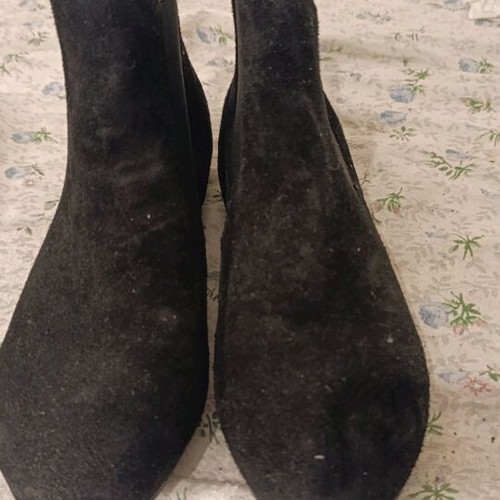 Fardoulis Shoes Chelsea Suede Ankle Boots Size 39 Like New