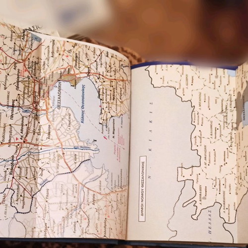 Greece Map Folklore Economy Culture Hardcover Book New