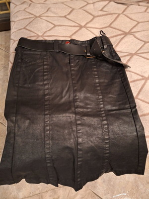 Φούστα Lynne δερματίνη μαύρη μεταχειρισμένη