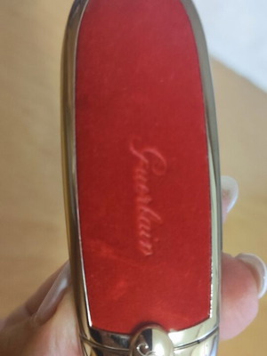 Guerlain πολυτελής θήκη κραγιόν με καθρέφτη και κόκκινο ματ κραγιόν, καινούργιο