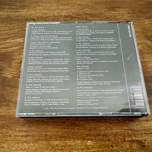 Amadeus double CD used, classical music