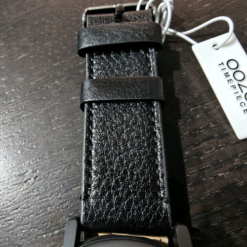 Oozoo C9260 men's watch new with blue dial and leather strap