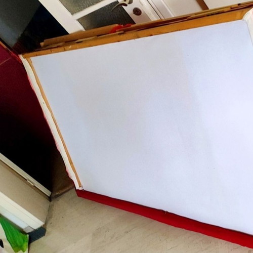 Professional folding Karagiozis shadow theater curtain with lantern holder