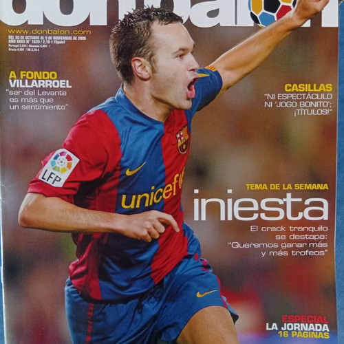 Don Balon magazine issue 30 5/11/2006 like new with Osasuna poster