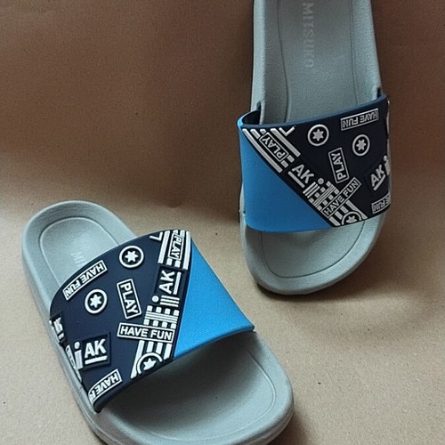 Mitsuko kids' slippers size 28, black and blue
