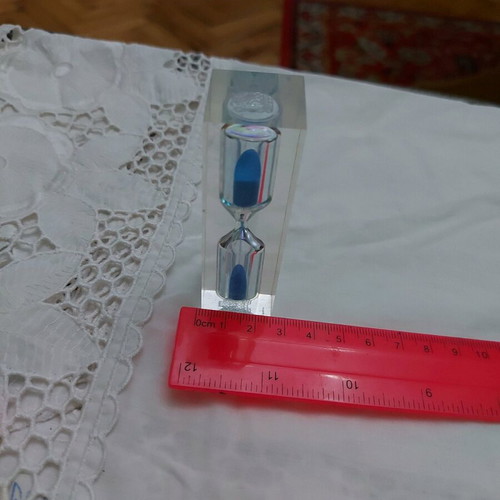 Sand timer 3 minutes blue like new