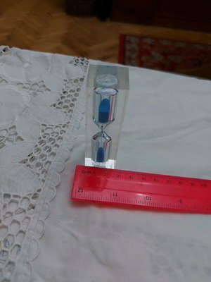 Sand timer 3 minutes blue like new