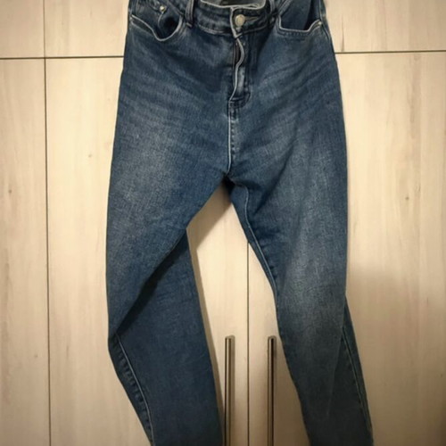 A-Style Blue Jeans high-waisted, like new, size XL