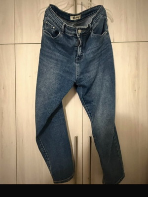 A-Style Blue Jeans high-waisted, like new, size XL