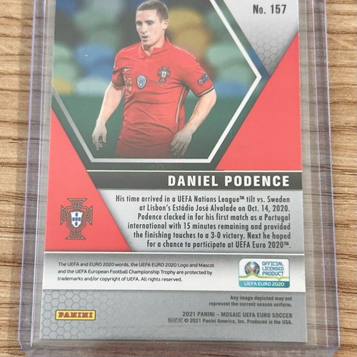 Daniel Podence Euro 2020 Panini Mosaic Rookie RC card like new, Olympiakos