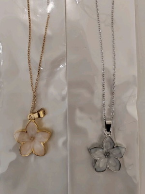 Stainless steel necklace new, gold and silver colors