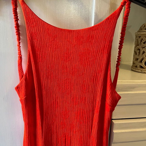 Red backless dress Small new Topshop