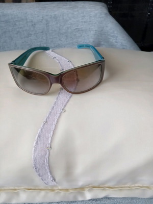 Joop sunglasses used, gray and turquoise