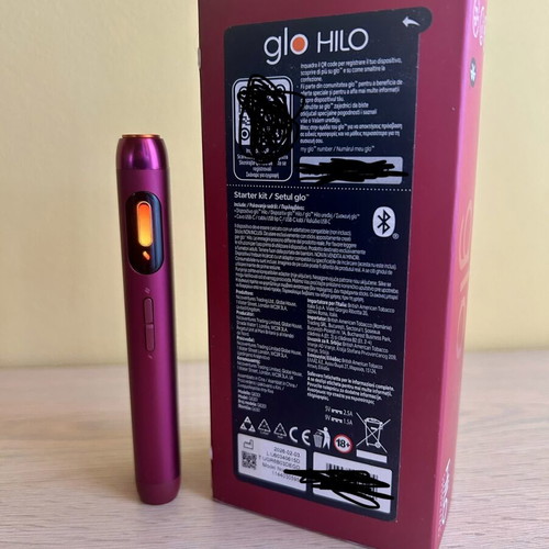 Glo Hilo red vaping kit
