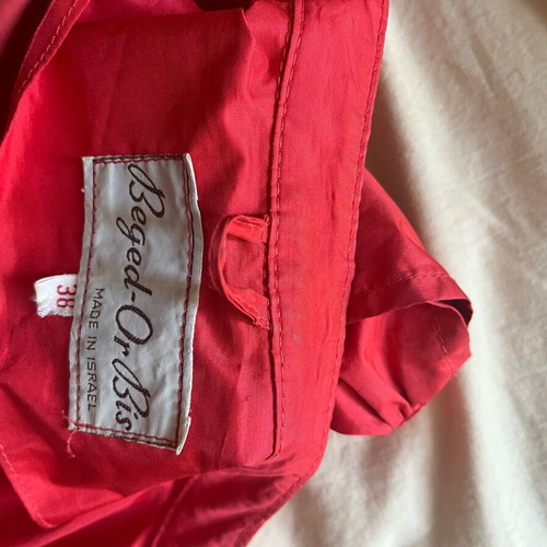 Vintage jacket red size S used with boosted shoulders