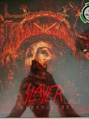 Slayer Repentless μαύρο βινύλιο LP άλμπουμ, σφραγισμένο
