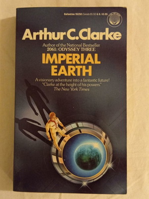 Βιβλίο Imperial Earth του Arthur C. Clarke μεταχειρισμένο, αγγλικά