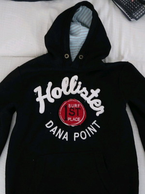 Hollister sweatshirt like new, black, size XL