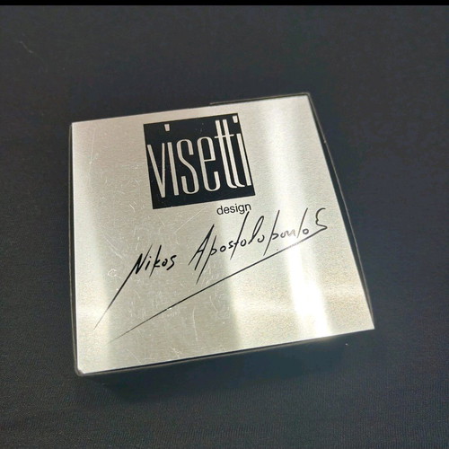 Visetti stainless steel bracelet new, silver