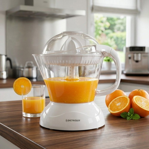 Dictrolux Electric Juicer 40W with 1L Jug, Push&Go System and Pulp Selector