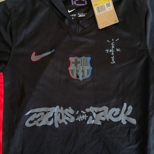 Barcelona x Travis Scott Collectible Jersey Small