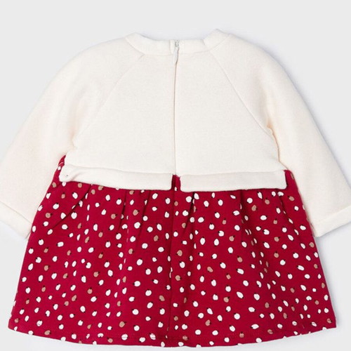 Mayoral Newborn baby dress red size 1-2 months new