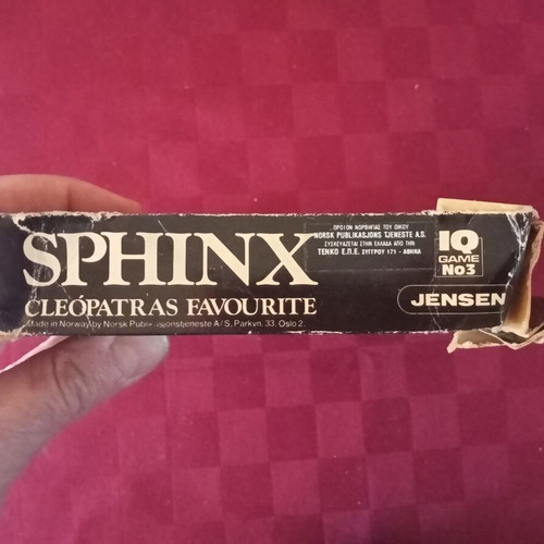 Sphinx by Jensen board game new, collectible