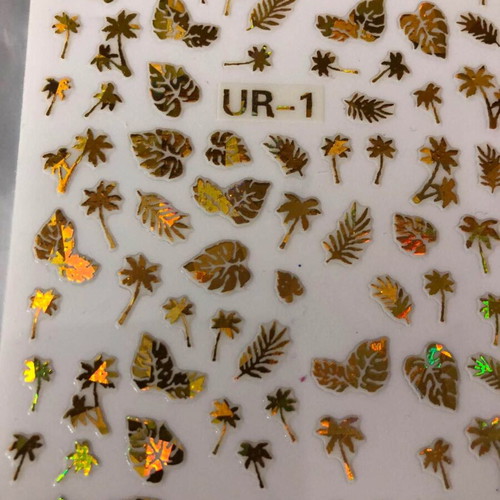 3D Nail Stickers like new
