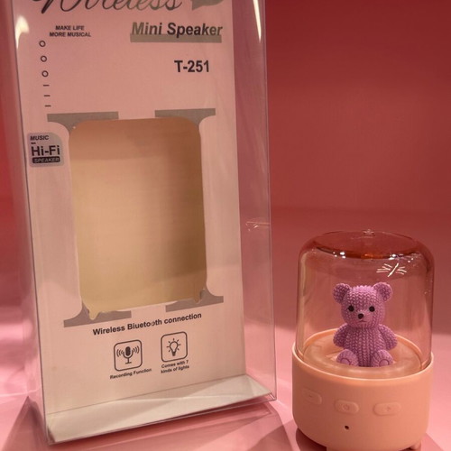 Smart speaker mini wireless new with lighting