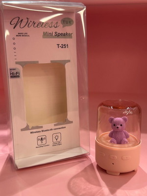 Smart speaker mini wireless new with lighting