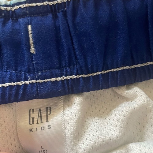 Gap swimwear used for boy 8-9 years white and blue