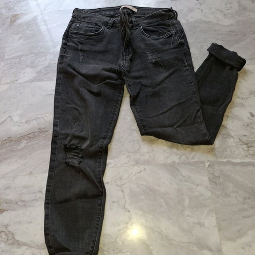 Bershka jeans comfortable, like new, size L 40 12, black