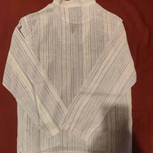 Men's linen shirt size M purple like new