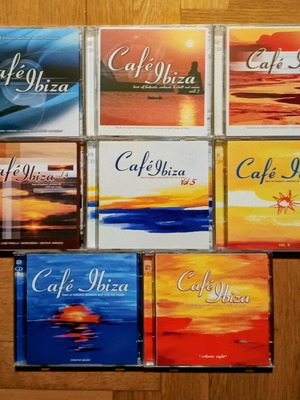Cafe Ibiza pack of 8 double CDs new, electronic