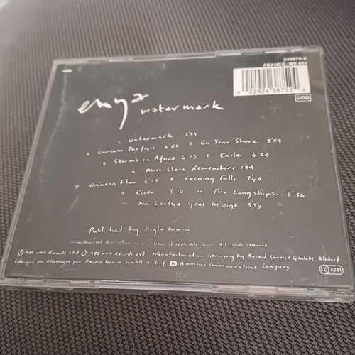 Enya Watermark CD album used, folk new age