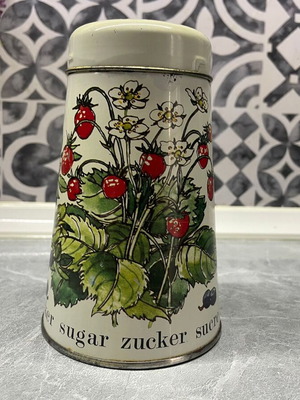 Vintage Tin Sugar Shaker Regency Ware used