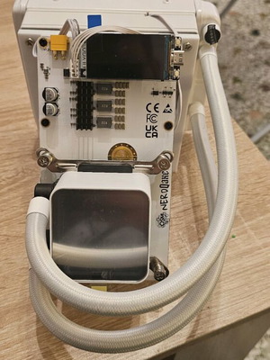 NerdQaxe++ Rev 6.1 Bitcoin solo miner καινούργιο με υδρόψυξη