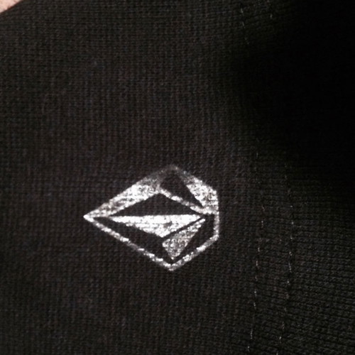 VOLCOM T SHIRT BLACK/SILVER UNISEX