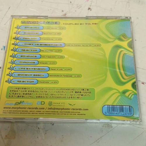 Psychofluid 3 CD electronic music psy-trance like new