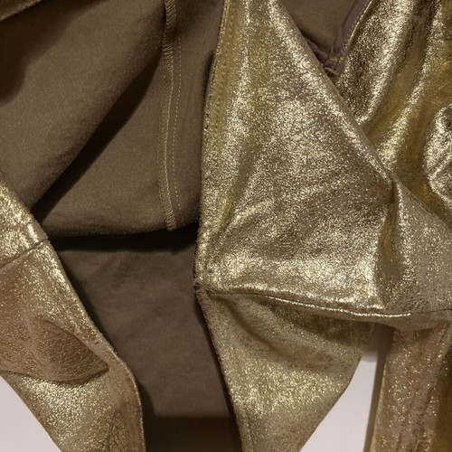 Zara gold blouse like new, size S