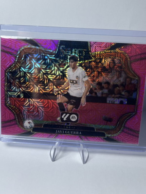 2025-26 Panini Select La Liga #204 Javi Guerra Pink Mojo Valencia card