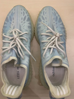 Παπούτσια Adidas Yeezy Boost V2 Mono Ice σαν καινούργια, τιρκουάζ