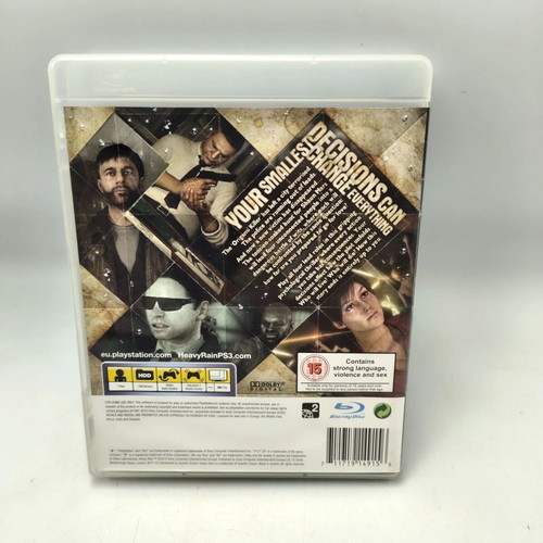 Heavy Rain PlayStation 3 game like new with manual