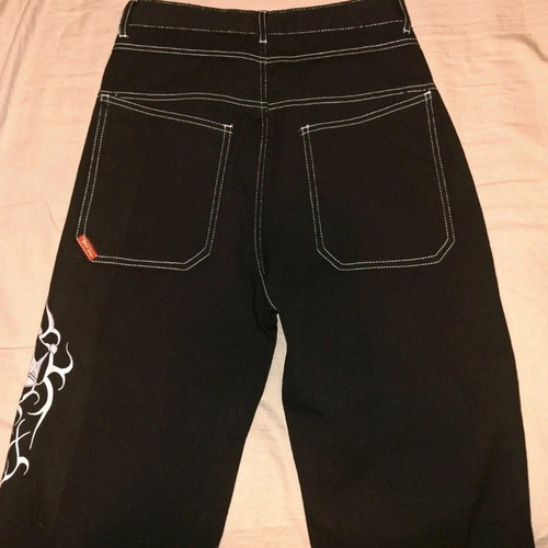 Jnco jeans like new, size S, black and white