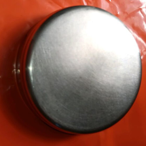 Round stainless steel ashtray like new