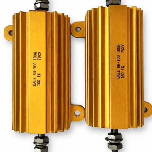 Dale RH-100 High Power Precision Resistors 16Ω 100W Pair New