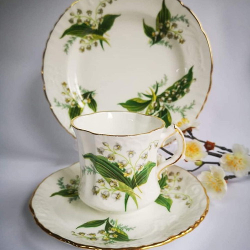 Hammersley coffee set like new, fine bone china from England