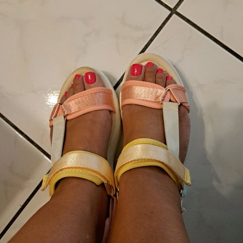 Alta Moda athletic sandals used, multicolor, size 37